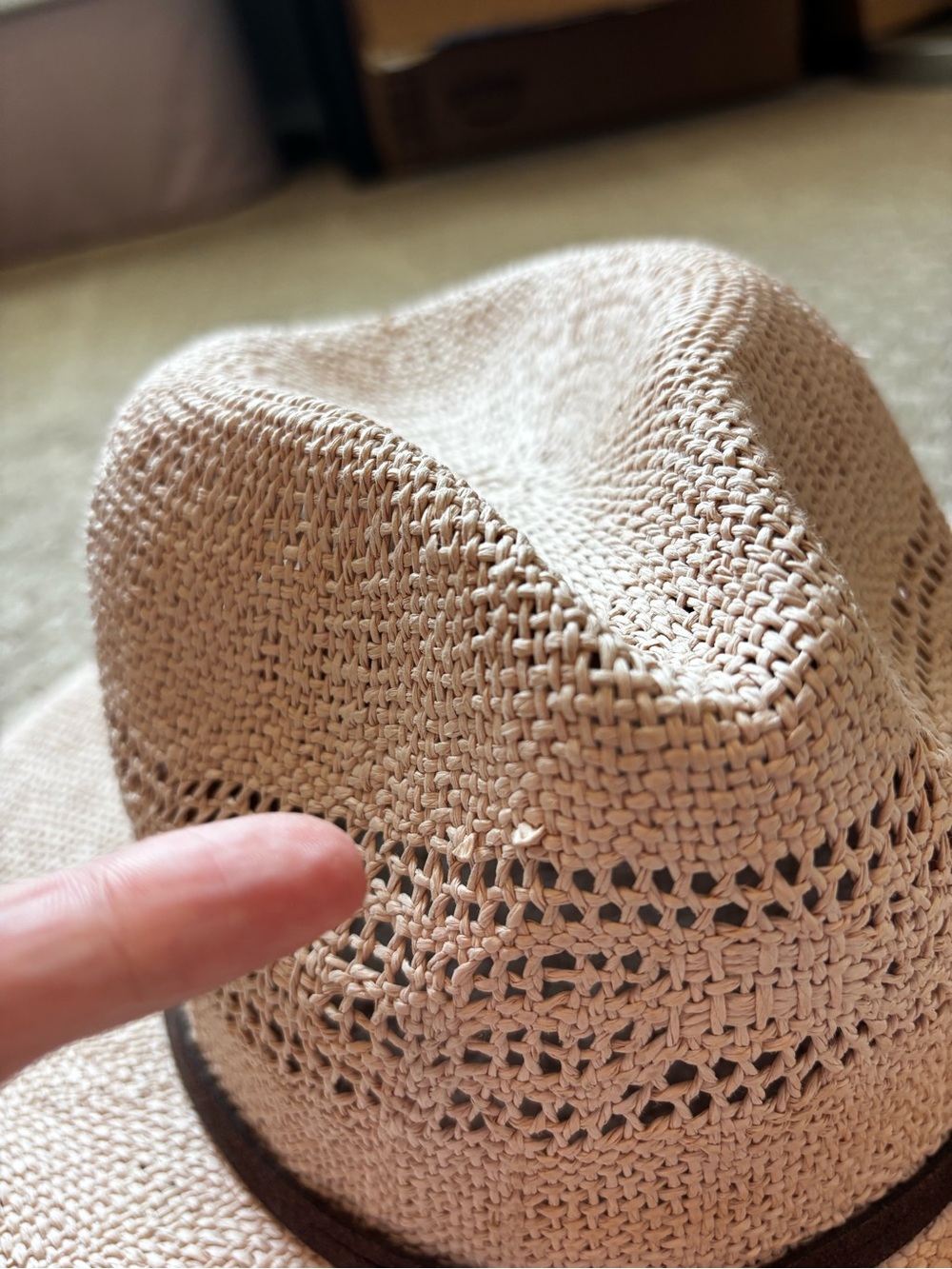 Treasure & Bond Pink Raffia Hat - Picture 13 of 13